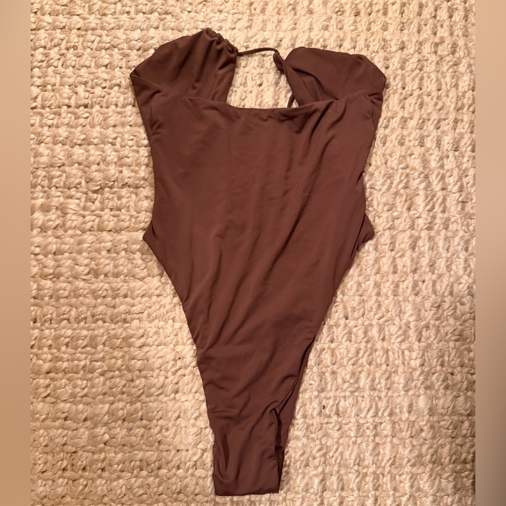 SOLD OUT Vesper One-Piece Swimsuit in Espresso - Picture 7 of 7